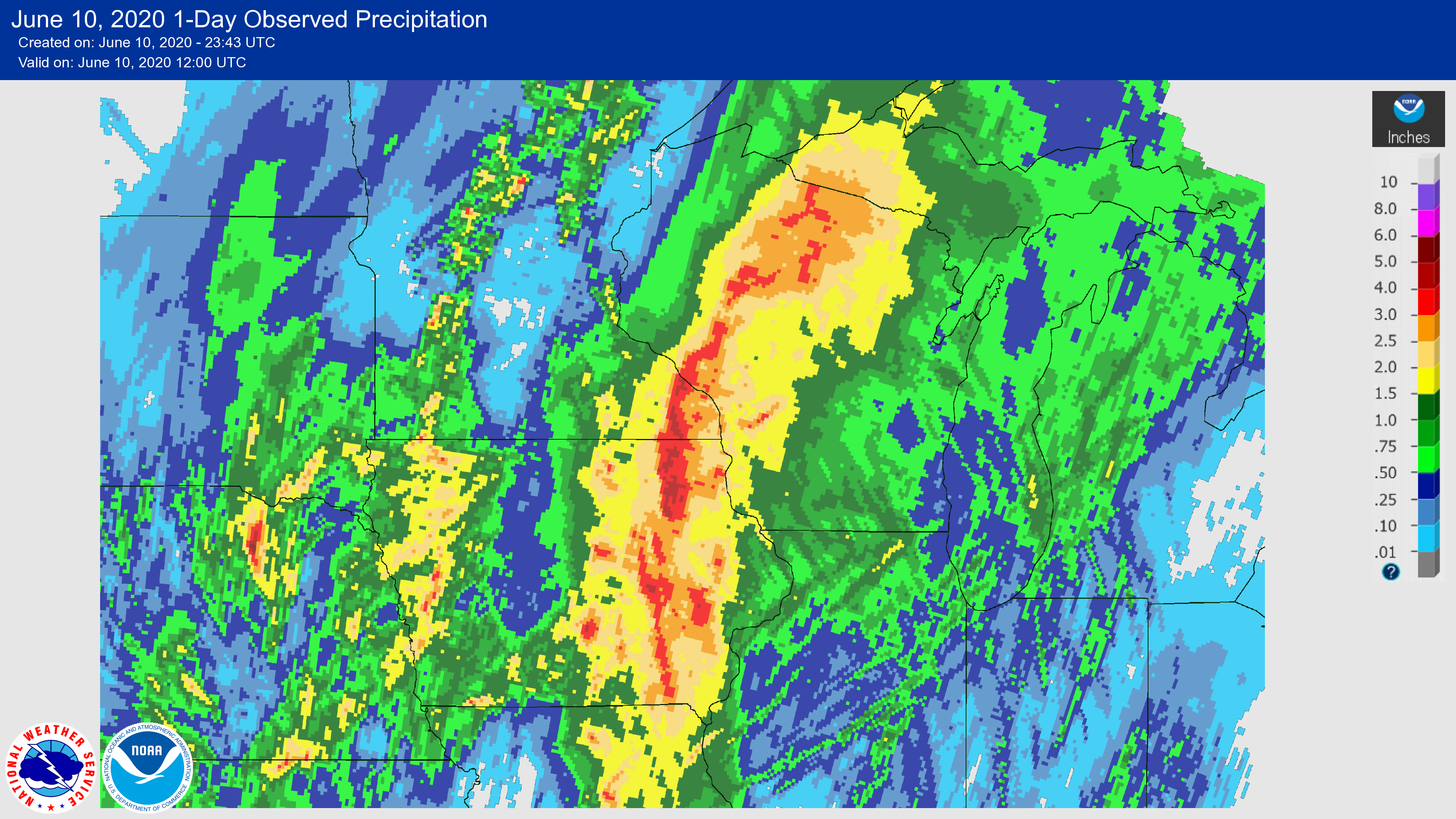rainfall totals