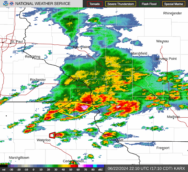 Severe Weather Summary for June 21-22 2024