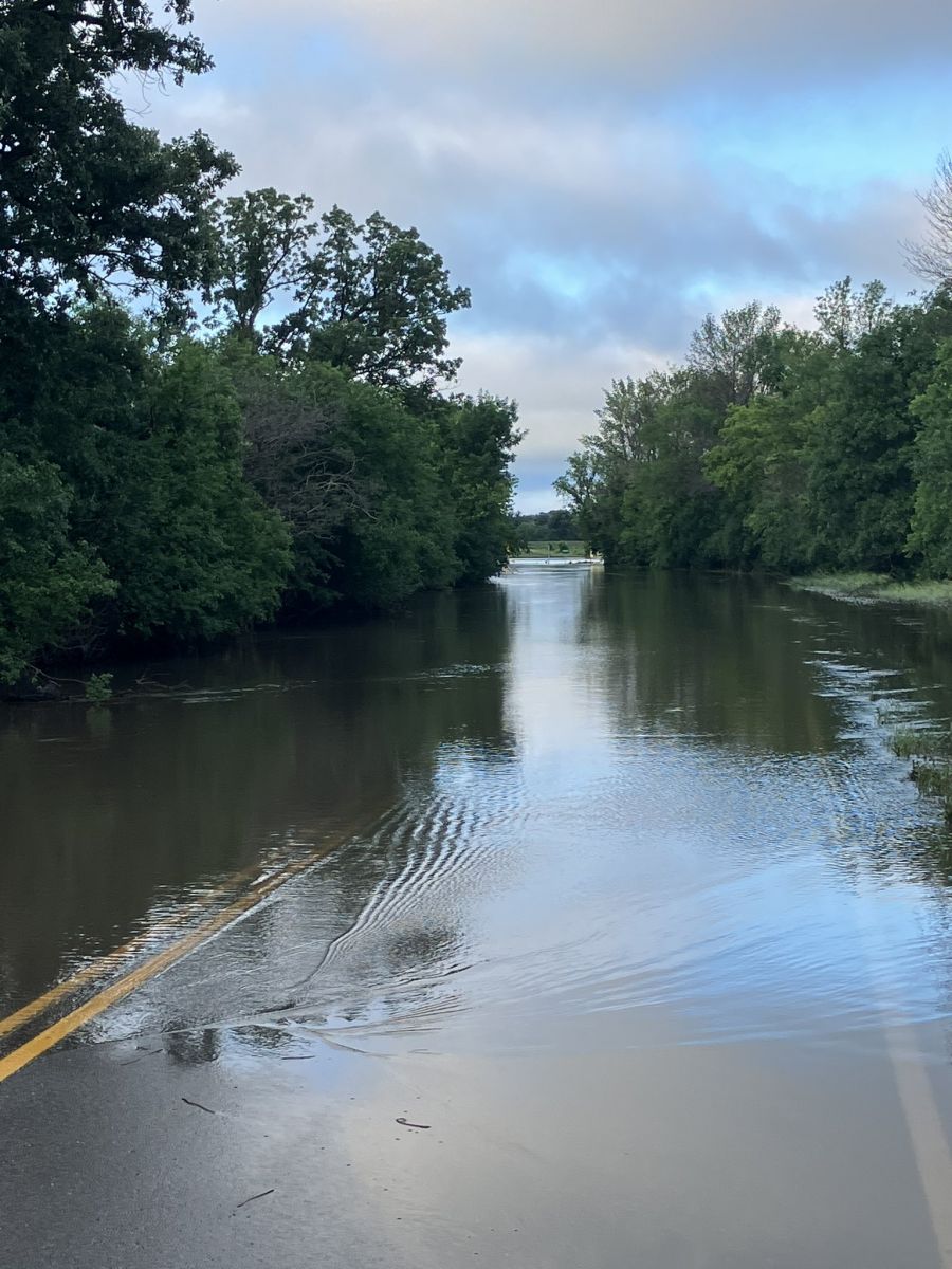 Flood waters south of Austin MN