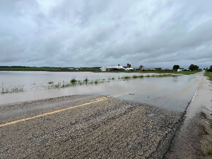 Flooding northwest of Tomah