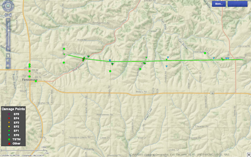 Tornado Path