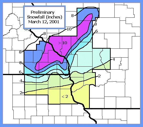 March 12, 2001 Snow