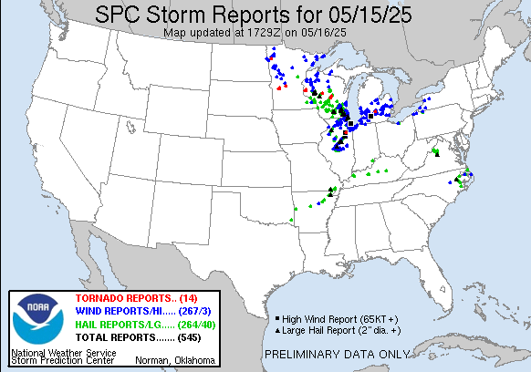 Storm reports