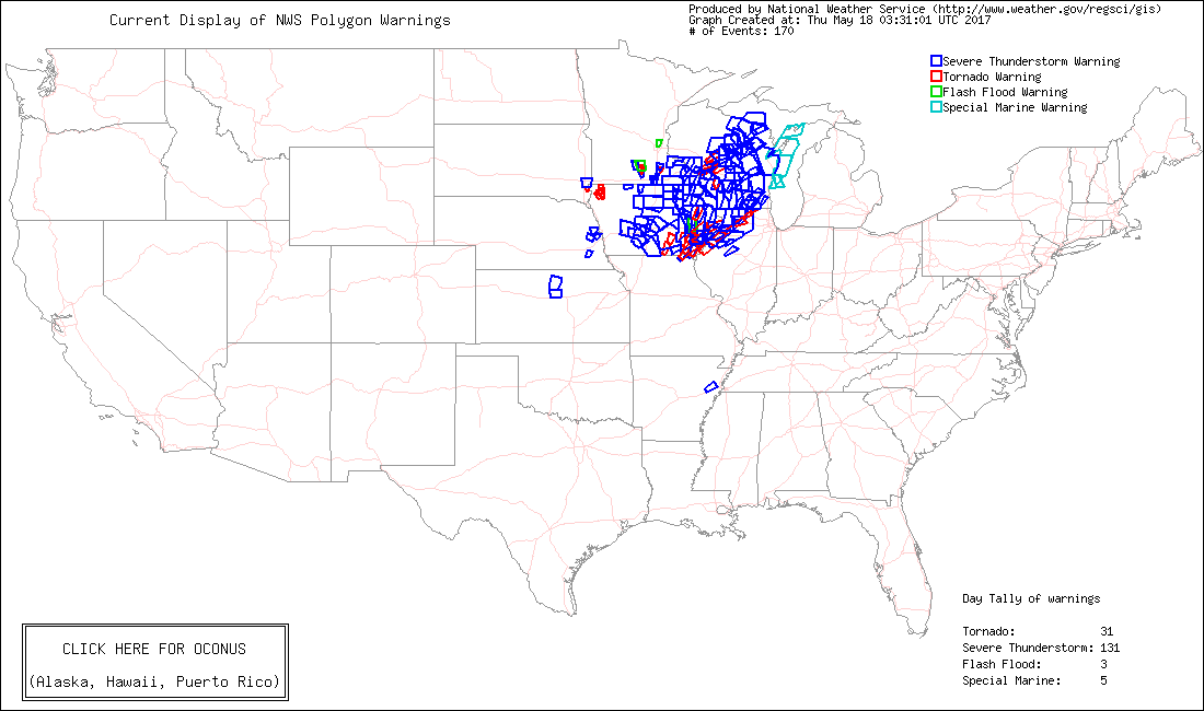 map of warnings