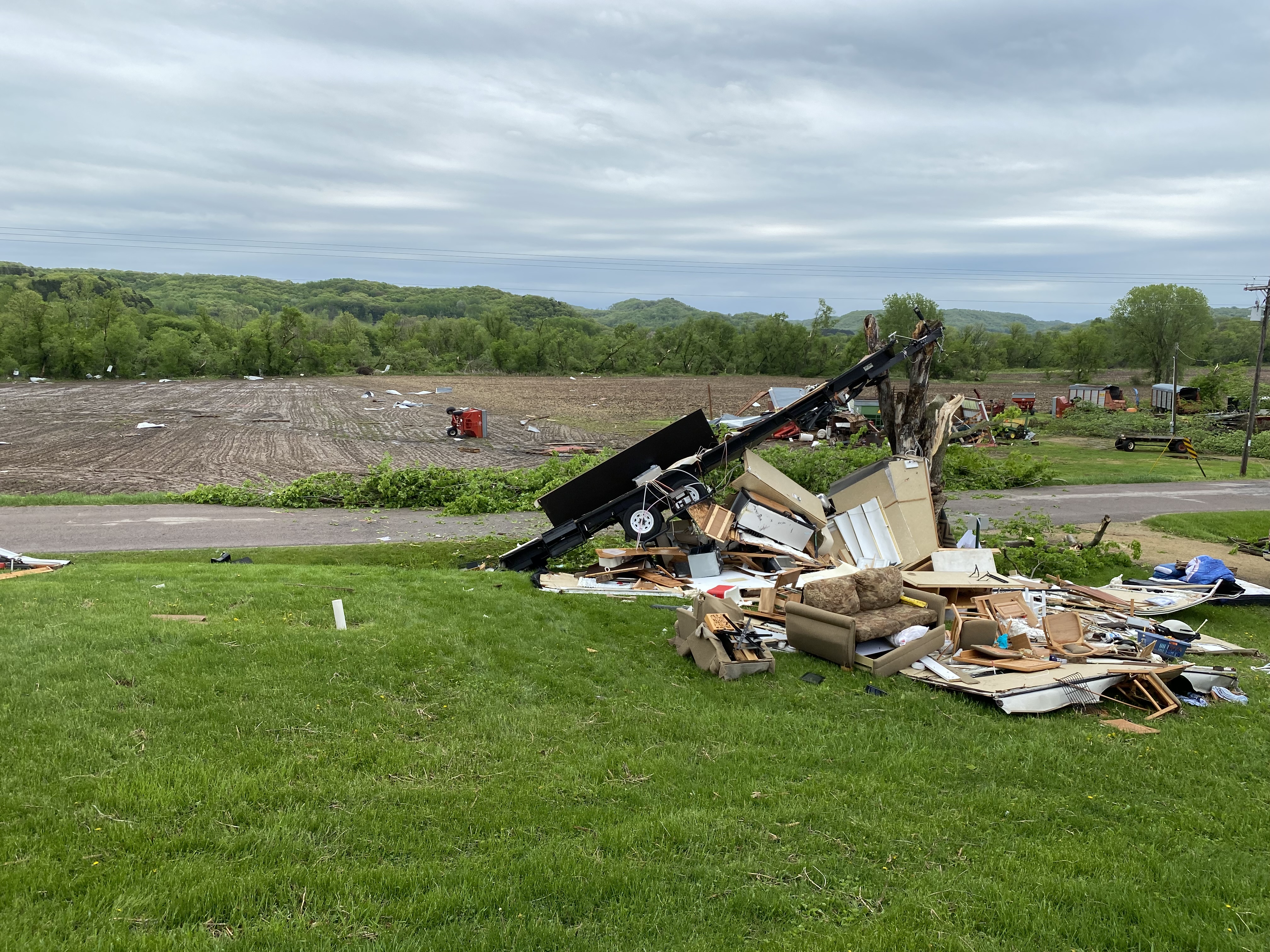 tornado damage photo