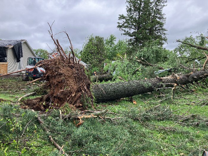 Damage photo