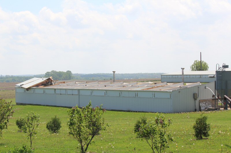 tornado damage