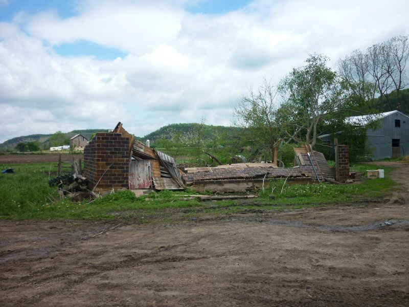 tornado damage