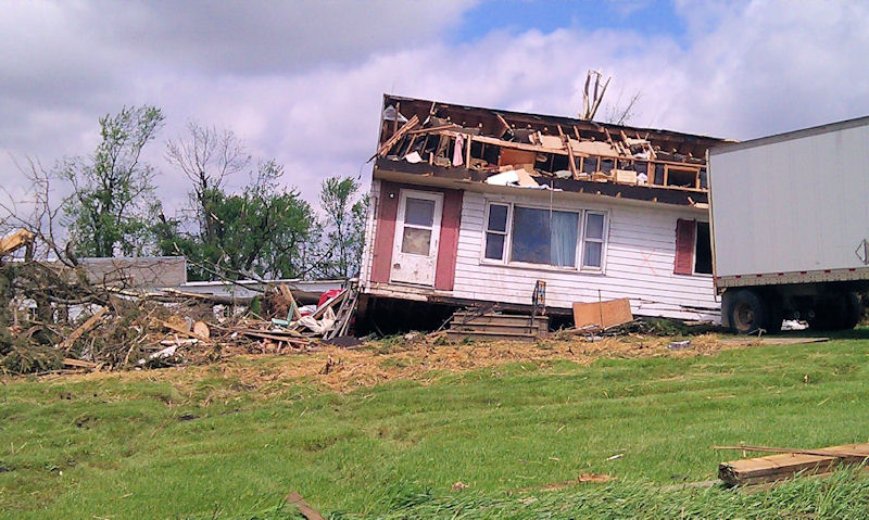 tornado damage