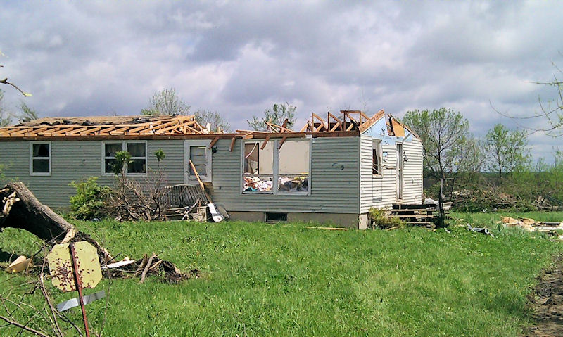 tornado damage