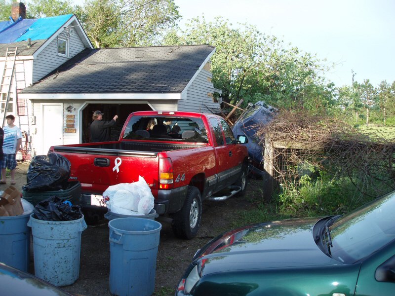 tornado damage