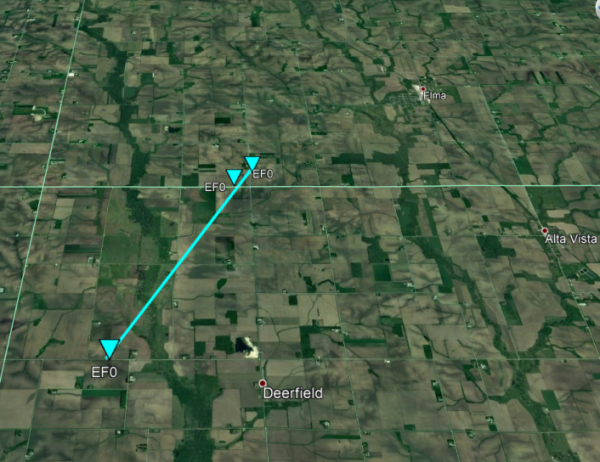 saratoga tornado track