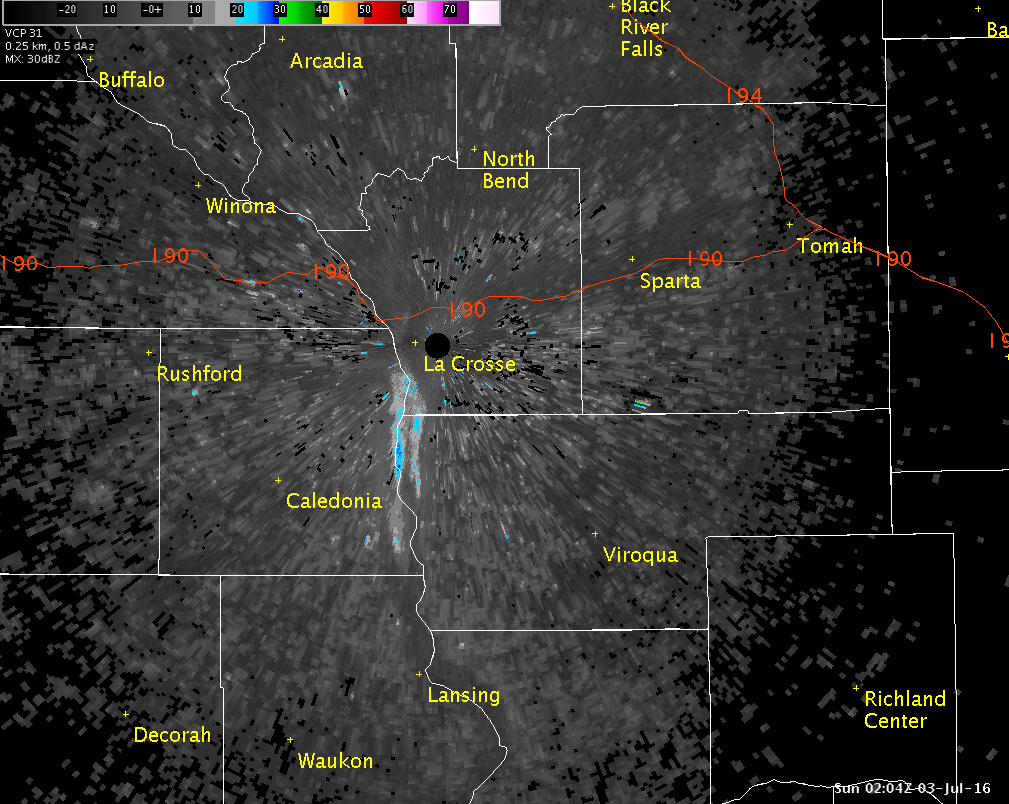 Mayfly radar loop