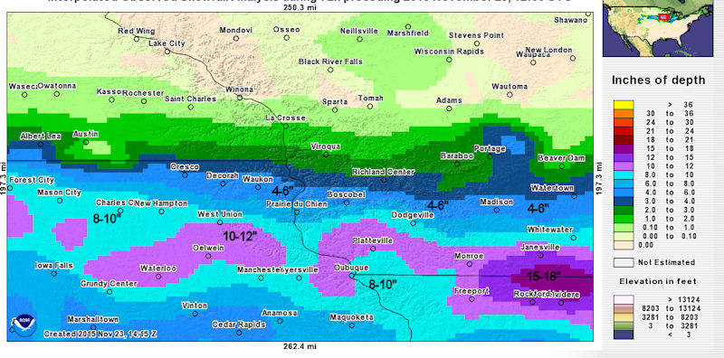 Local Snowfall Totals