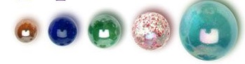 variety of marbles