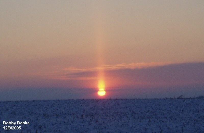 what do sun dogs look like