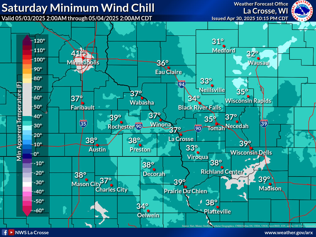 Min Wind Chill Day 3