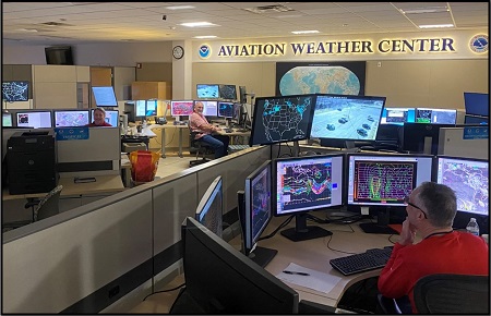 Aviation Weather Center Operations Floor