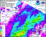 MPE from 8 AM EDT June 25 to 8 AM EDT June 26, 2006