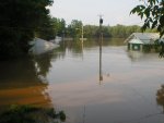 Flooding in Greene on June 28 2006 at 6 PM EDT at Ballflats.