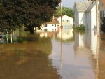 Flooding in Greene on June 28 2006 at 6 PM EDT at Elm Street.