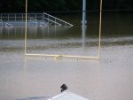 Goal post at Union Endicott High School, Endicott, NY