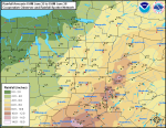 Observed rainfall totals from June 26 to June 28, 2006