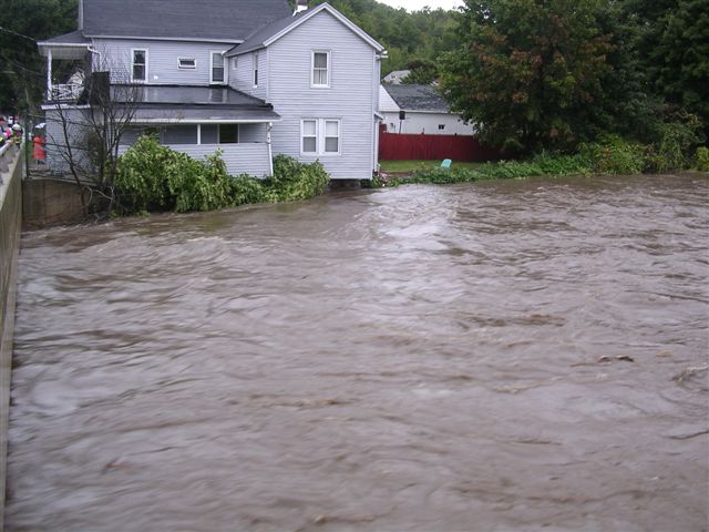 Area flooding.