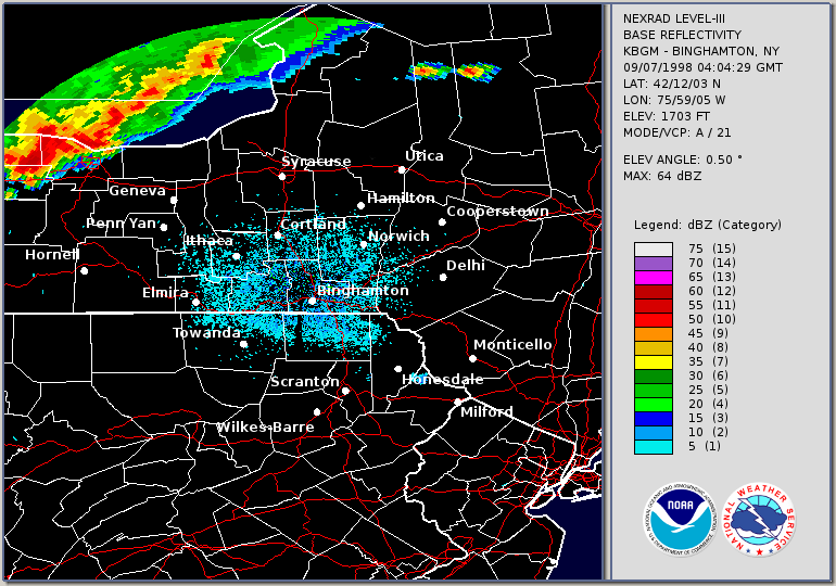 Animated GIF radar loop. No audio