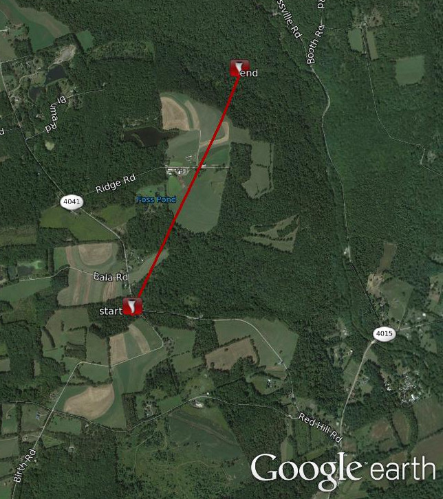 Map shows the approximate path of the tornado.