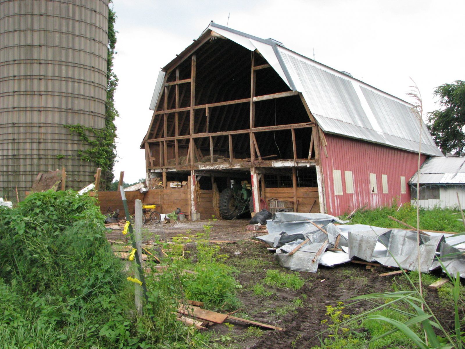 This image/photo shows Barn damage