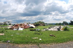 Trailer destroyed.