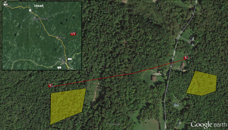 Map of Approximate Tornado path.