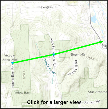 Path of tornado.
