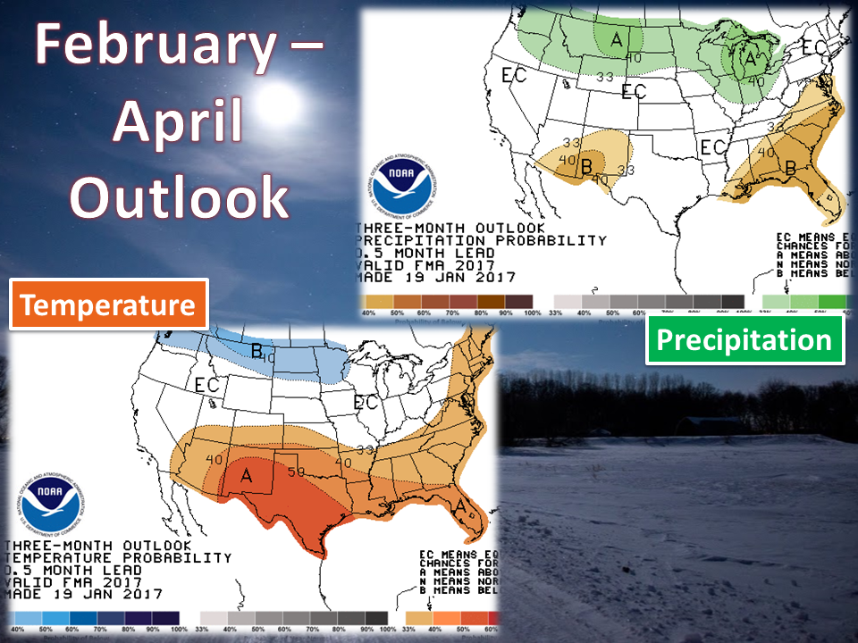 Latest Outlooks Favor Colder and Wetter