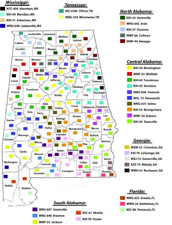 NOAA Weather Radio Transmitters