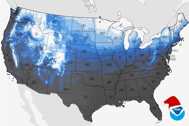 Probability of a White Christmas