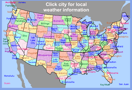 National Weather Service Map