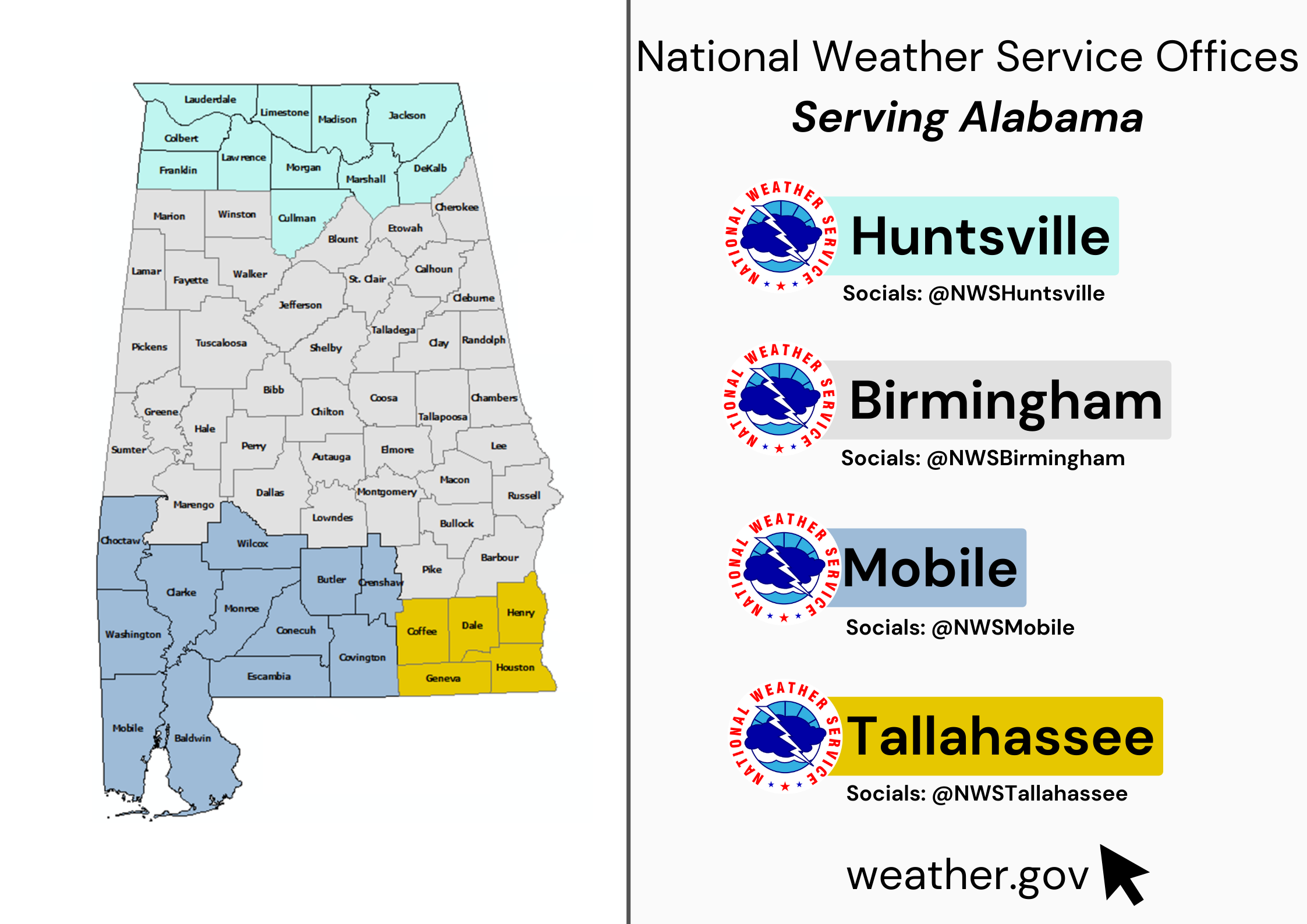 Alabama NWS Offices