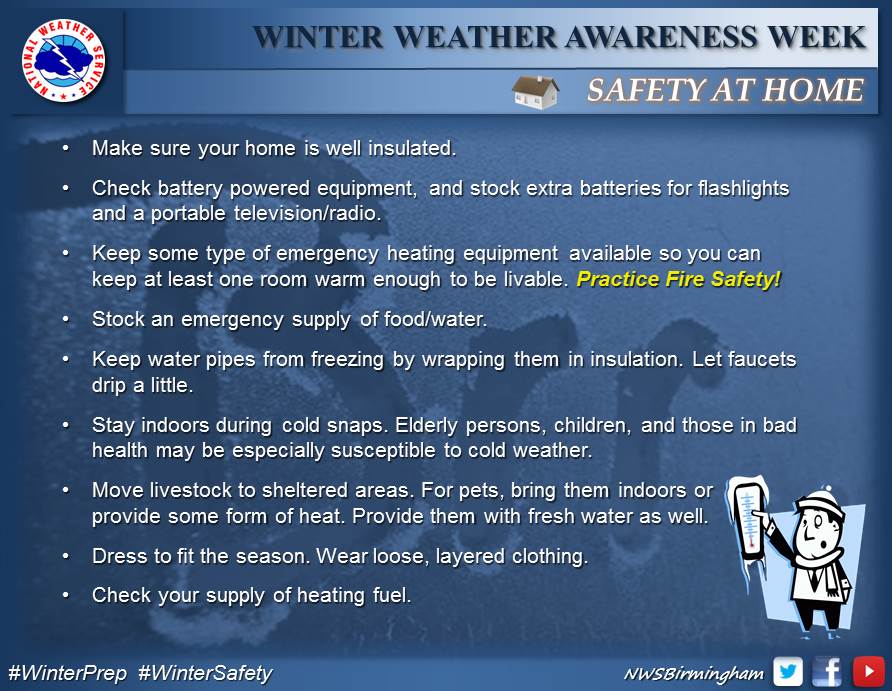 WINTER WEATHER SAFETY TIPS