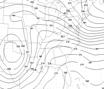 500 mb analysis at 00 UTC, March 17th.