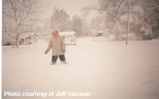 snowfall in Centre, AL