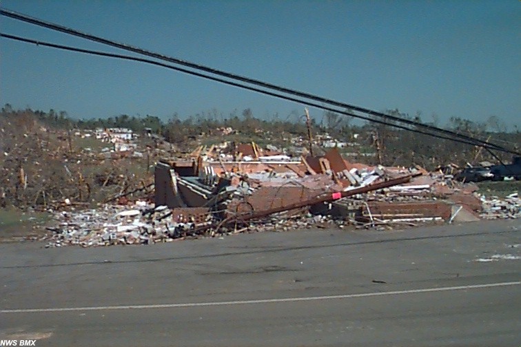 damage in west Jefferson County