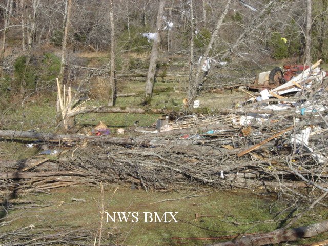 Store damage debris