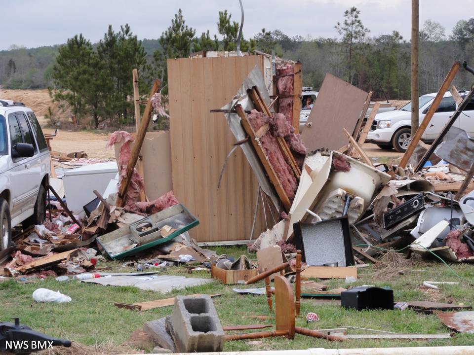 Mobile Home Damaged