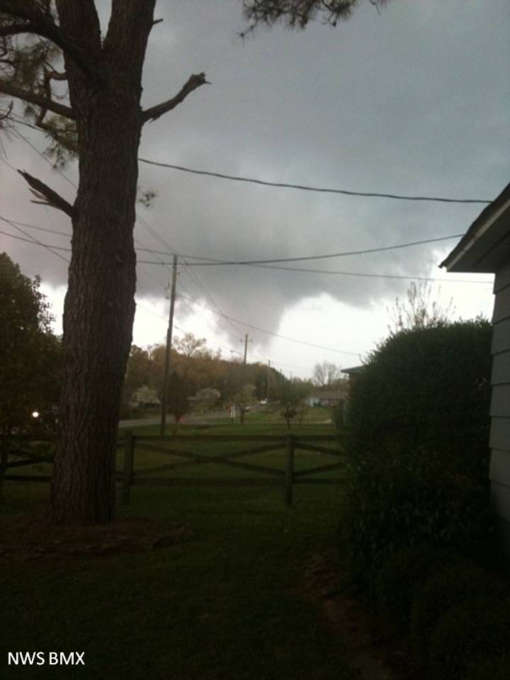 Funnel cloud in Shelby county