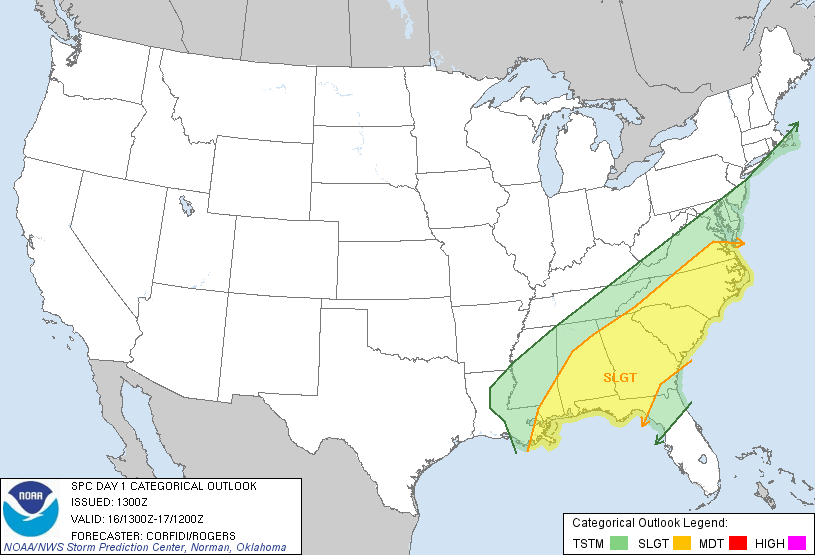 Day 1 Outlook 7 am