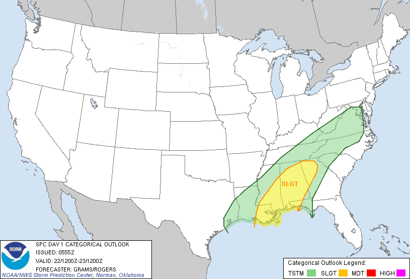 Day 1 Outlook 7 am