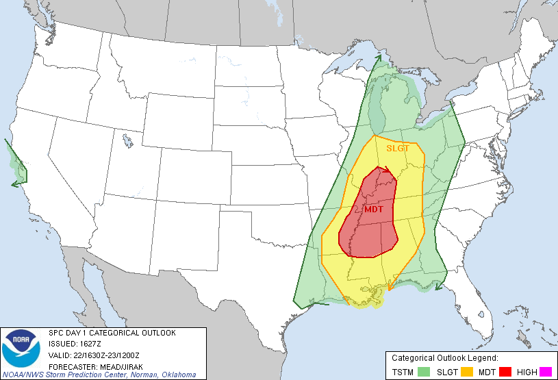 Day 1 Outlook 1030 am