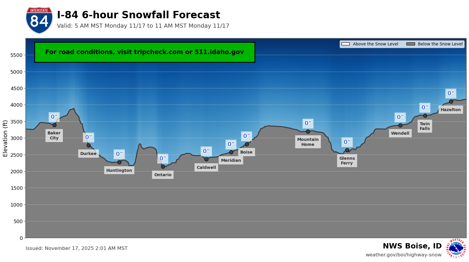 Highway Snow Profiles